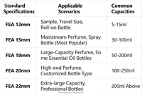 Machine à sertir manuelle pour flacons de parfum, en stock direct usine, pour manchons intermédiaires et têtes de pompe interchangeables