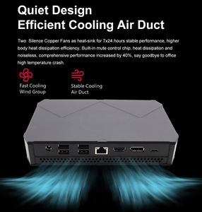 <span class=keywords><strong>Opera</strong></span> Mini computadora AMD Ryz 5 R5-6600h 6 núcleos 12 hilos 256G SSD Soporte Dp HD Tipo-C para 4K 2LAN 6USB Potente Mini PC - Product Image 3