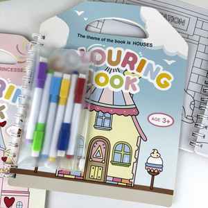 Sáng Tạo Tá<span class=keywords><strong>i</strong></span> Sử Dụng Nướng-Tiết Lộ 16 Trang Lý Tưởng Hoạt Động Cuốn Sách Du Lịch Bộ Dụng Cụ Sơn Toddler Đầu Tiên Màu Cuốn Sách - Product Image 3