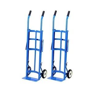 Carro de acero para cilindros de 1200x600mm con cuatro ruedas para transporte de oxígeno, argón y acetileno - Product Image 1