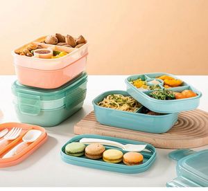 Kids Insulated Silicone Heated Children Portable Microwave Bento <b>Lunch</b> <b>Box</b> for Adult - Product Image 5