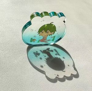 Vigreat trong suốt Acrylic khối tùy chỉnh pha lê hiển thị khối Nhựa khối phim hoạt hình phim hoạt hình Standee trang trí - Product Image 6