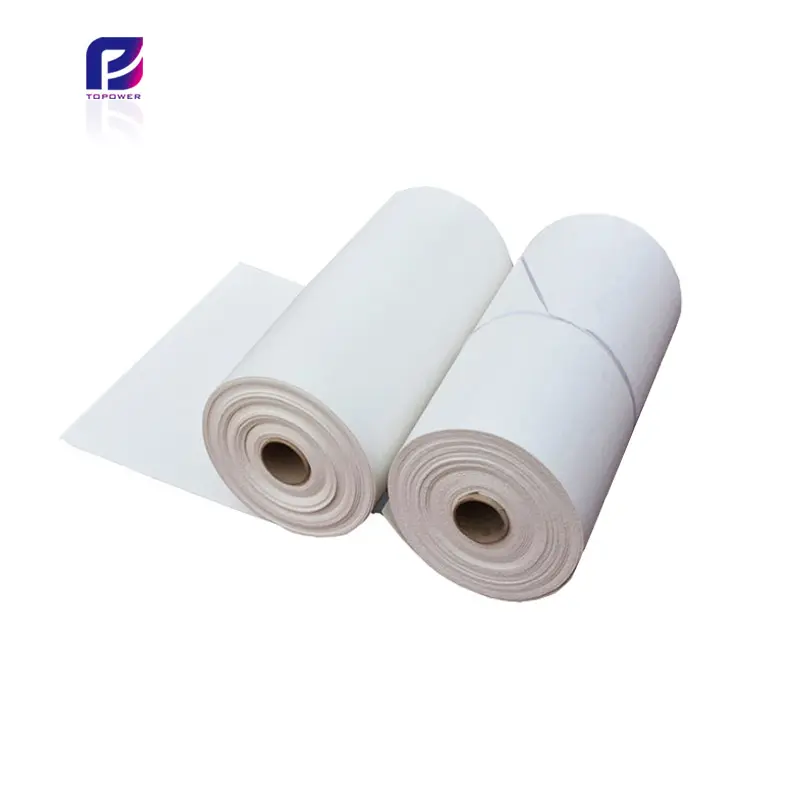 1260 standard refractory material 2mm 4mm 6mm thickness insulation aluminum silicate ceramic fiber paper for heat resistant