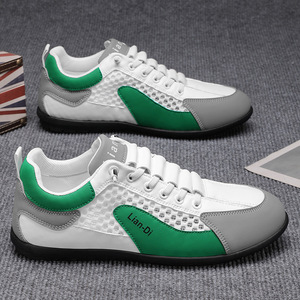 Nouvelles baskets décontractées pour hommes en maille respirante, style printemps 2026, version coréenne, chaussures tendance pour jeunes hommes - Product Image 6