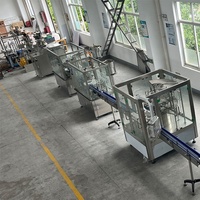 Ligne de remplissage automatique de flacons compte-gouttes d'huiles essentielles électriques de haute précision pour flacons en plastique/verre