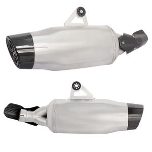 Pot d'échappement pour moto, slip-on pour BMW R1250GS ADV R1250 GS <span class=keywords><strong>Adventure</strong></span> <span class=keywords><strong>2008</strong></span> 2009-2017, silencieux en fibre de carbone, DB Killer, tuyau de liaison - Product Image 3