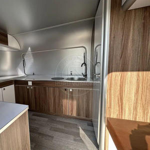 Remorque de voyage moderne et légère tout en aluminium <span class=keywords><strong>avec</strong></span> suspension indépendante, camping-car tout-terrain personnalisable, style métal industriel - Product Image 5