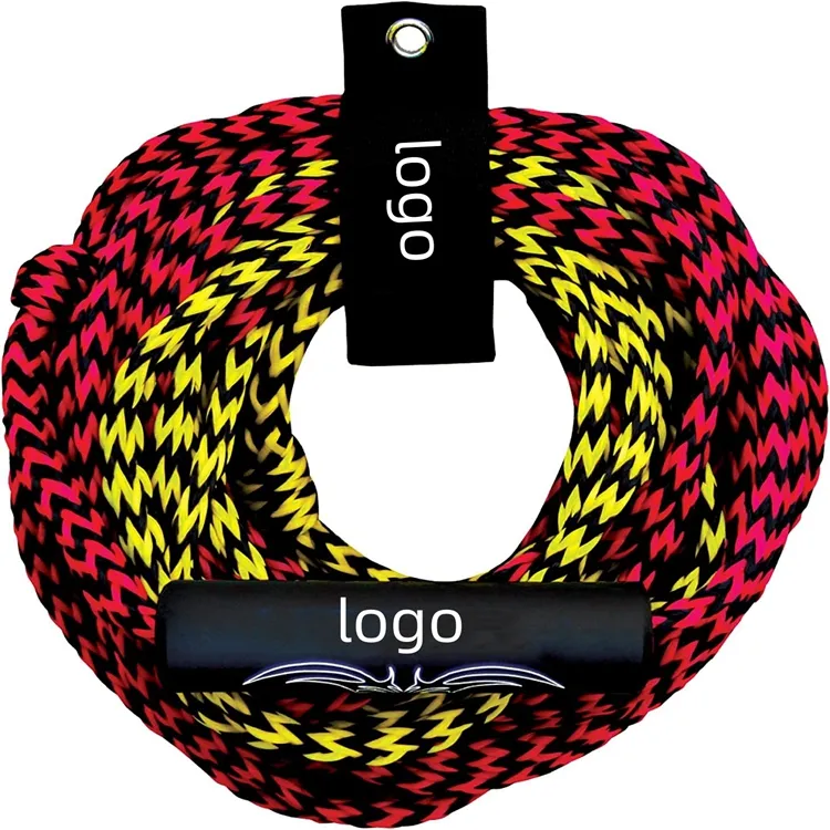 HH-cuerdas de Surf con Logo personalizado, fabricantes de cuerdas trenzadas de remolque para esquí