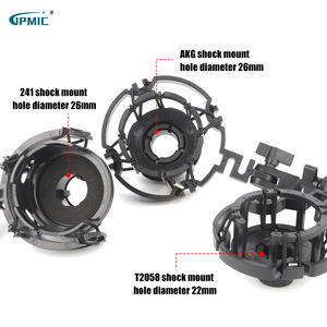 ไมโครโฟนคอนเดนเซอร์บันทึกเสียงสตูดิโอแคปซูลพร้อมช็อกพลาสติกเมาท์ใช้กับ <span class=keywords><strong>AKG</strong></span> C2000/C3000/C4000/C414 - Product Image 5
