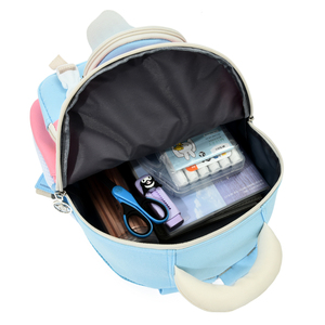 Mochila Infantil em Forma de Carro, Pouch Redondo Impresso com Dupla Fivela, Multi-camadas, para Meninos e Meninas, Mochila Escolar para Crianças - Product Image 4