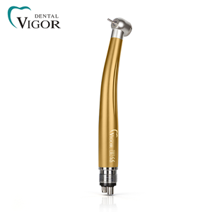 Turbine dentaire haute vitesse colorée à bouton-poussoir, triple pulvérisation d'eau, tête à couple standard pour clinique dentaire - Product Image 6