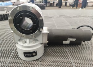 5 pollici singolo aixs doppio asse slitte con motore 24V DC combinato slittino ingranaggio a vite senza fine per l'energia solare - Product Image 3