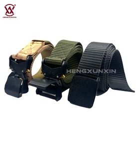 Cinturón de nailon de alta calidad con hebilla táctica de plástico, cinturón de cintura para <span class=keywords><strong>hombre</strong></span>, cinturón de soporte de cintura de tela resistente para accesorios de bolsa - Product Image 6