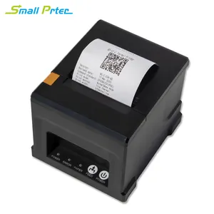 Impresora pos Térmica Directa de 80mm, mini impresora de código de fecha, máquina pos inalámbrica de 80mm, impresora térmica de recibos en varios idiomas