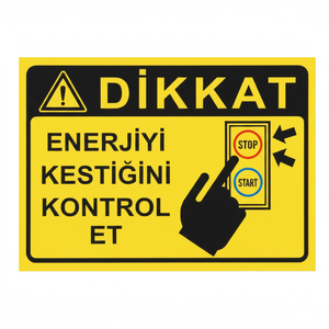 Señal de Advertencia de Corte de Energía, Adhesivo Reflectante Promocional y Luz para Mayor Visibilidad - Product Image 2