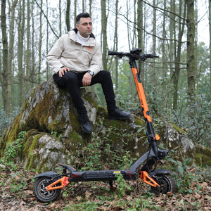 KUKIRIN G3 pliable, 250W, double suspension, freins à disque, pneus, vitesse de 25 km/h pour les trajets quotidiens, design à double suspension KUKIRIN G3 - Product Image 3