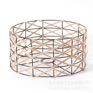 Hemp <b>Rope</b> Lampshade Cylinder Industrial Style Eco Friendly For Bars Cafes Restaurants Clothing Stores - Product Image 3