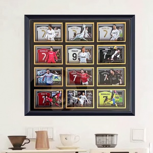 멀티 슬롯 단단한 나무 현대 꽃 보관 그림자 상자 벽걸이 형 트레이딩 카드 디스플레이 프레임 등급 시스템 컬렉션 주최자 - Product Image 5