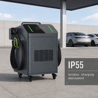 Station de recharge mobile CCS/GBT/NACS/CHAdeMO 20kw/30kw/40kw Chargeur rapide DC pour véhicules électriques