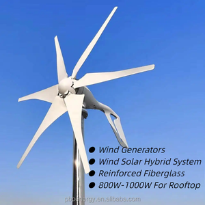 Éolienne montée sur toit - Conception VAWT 800W pour ferme avec <span class=keywords><strong>fonctionnement</strong></span> silencieux - Product Image 2