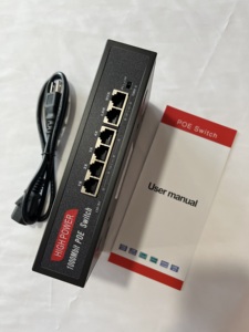 <span class=keywords><strong>Precio</strong></span> de Fábrica en Shenzhen: Switch PoE Inteligente No Administrado de 4 Puertos Gigabit con IA Watchdog para Cámaras IP CCTV - Product Image 6