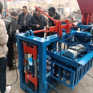 Macchina per la produzione di blocchi di pavimentazione in cemento, macchina automatica per il taglio di mattoni a pressione idraulica, di piccole dimensioni, facile da usare - Product Image 4