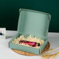 Boîte d'expédition en carton ondulé rose clair de différentes tailles, personnalisée, de qualité supérieure, découpée à la forme, pour emballage postal de cosmétiques