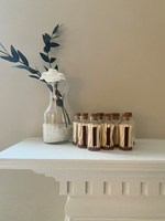 Allumettes de sécurité longues modernes personnalisées en bocal en verre, écologiques, durables, avec impression décorative, pour bougies domestiques