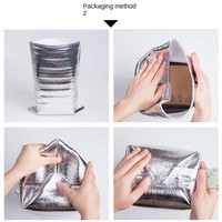 Sacs en aluminium populaires chauds sac à déjeuner isotherme personnalisé sac à déjeuner isotherme pique-nique Camping sac isotherme