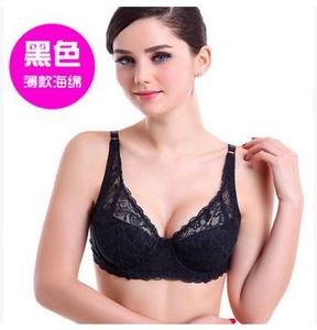 Soutien-gorge sans armatures, fin, grande <span class=keywords><strong>taille</strong></span>, respirant, en dentelle, à bretelles réglables, coupe pleine, pour poitrine généreuse, effet amincissant, lingerie sexy pour femme - Product Image 4