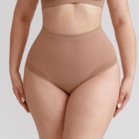 Waistdear OEM al por mayor, bragas moldeadoras de cintura alta sin costuras para mujer, control de abdomen, antideslizantes, para usar bajo vestidos, faja moldeadora de cuerpo.