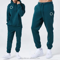 Ensemble sweat à capuche et pantalon de survêtement épais pour homme, personnalisable avec logo OEM, survêtements amples vierges de haute qualité pour homme