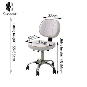 Beauty Salon Pedicure Chair Technician <b>Stool</b> Customizable Color High Load-bearing <b>Height</b> <b>Adjustable</b> 360 Degree Salon Furniture - Product Image 3