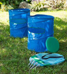 Disco volante pieghevole lancio Frisby Dunk Set di gioco per sport in plastica all'aperto - Product Image 6