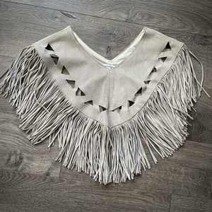 Fringe Leather <b>Shawl</b> Scarf Women Lightweight Solid Pattern Long Winter Traditional <b>Wrap</b> Windproof Breathable Durable - Product Image 1