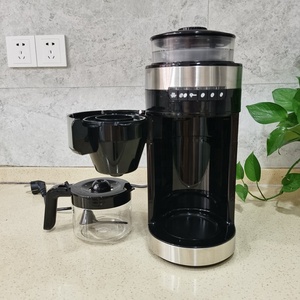 Moulin à eau amovible, 6 tasses Espresso, Cappuccino, avec réservoir d'eau, appareil domestique, cafetière, <span class=keywords><strong>broyeur</strong></span> et cafetière - Product Image 6