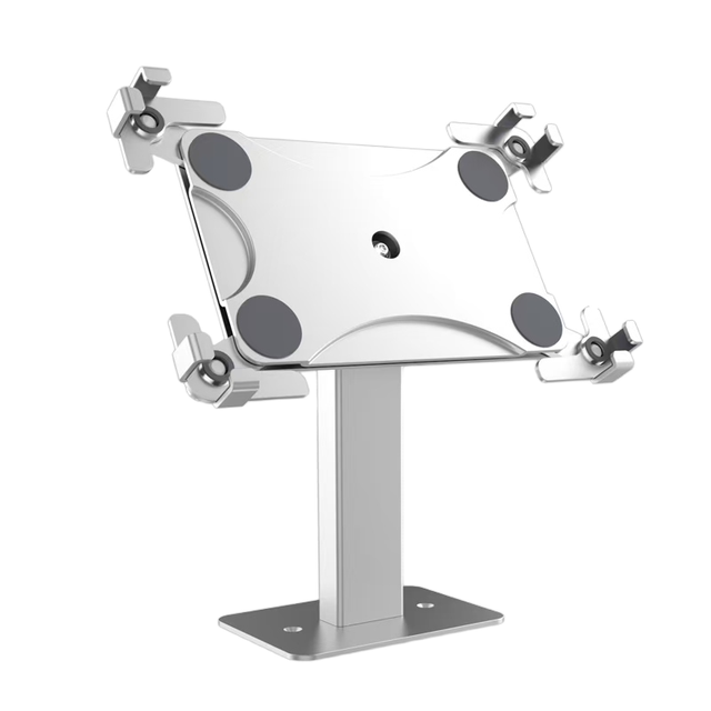 Anti-Theft Adjustable Metal Tablet Stand iPad Compatible POS System Stand for Supermarket Mall Touch Screen POS Machine IDock