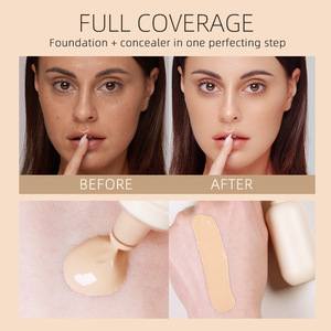 Fond de Teint Liquide Sans Logo, Maquillage Personnalisé pour le Commerce International, Unisexe, Format Petit Flacon Lait, BB Crème Correcteur Longue Tenue Imperméable - Product Image 3