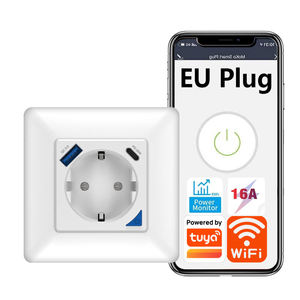 TY-EU86-type-C WiFi Tuya สมาร์ทซ็อกเก็ต EU ปลั๊กไฟฟ้าชาร์จเร็ว USB Type-C APP รีโมทคอนโทรล การควบคุมด้วยเสียง - Product Image 1