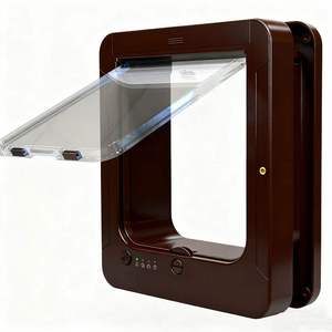 Porta <span class=keywords><strong>per</strong></span> Animali Domestici RFID in Plastica, Moderna e Realistica, Intelligente con Controllo Remoto Magnetico e Microchip, Porta Scorrevole Automatica <span class=keywords><strong>per</strong></span> <span class=keywords><strong>Gatti</strong></span> - Product Image 1