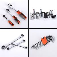 151 pièces d'outils à main CR-V pour la réparation automobile, jeu de douilles de 1/4 pouce, clé dynamométrique à cliquet, combo pour usage domestique, support OEM personnalisable