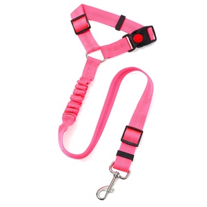 High Quality Elastic Nylon Reflective Stripe Dog Leash Polyester Material <b>Car</b> <b>Seat</b> Belt Pattern for Motorbikes <b>Cars</b> Cart Use - Product Image 3