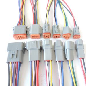 Deutsch DT 2 3 4 6 8 12 Pin su geçirmez elektrik teli konnektörü fiş konnektörü kablo demeti - Product Image 3