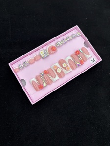 Cajas con Logotipo Personalizado al por Mayor, Juego de <span class=keywords><strong>Uñas</strong></span> Acrílicas Hechas a Mano 100%, <span class=keywords><strong>Uñas</strong></span> Postizas para Manos y <span class=keywords><strong>Pies</strong></span>, Kit de <span class=keywords><strong>Uñas</strong></span> Acrílicas - Product Image 6