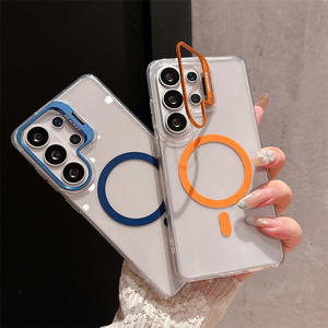 เคสโทรศัพท์มือถือแบบใสกันกระแทกพร้อมขาตั้งแม่เหล็กสำหรับ Samsung Galaxy S26 S25 S24 S23 Ultra - Product Image 2