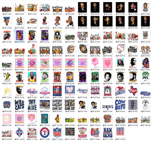 Transferencias de serigrafí<span class=keywords><strong>a</strong></span> al por mayor para mamás deportivas de softbol, béisbol y fútbol americano, diseños listos para planchar. - Product Image 6
