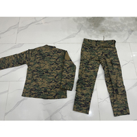 Combinaison d'entraînement en tissu Ripstop PolyCotton 50/50, motif numérique Woodland ACU, OEM ODM