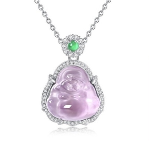 Collier Améthyste Bouddha Gong, améliore <span class=keywords><strong>l</strong></span>'<span class=keywords><strong>âme</strong></span> de <span class=keywords><strong>l</strong></span>'artisanat en cristal é<span class=keywords><strong>l</strong></span>égant, niche exquise tout - Product Image 4