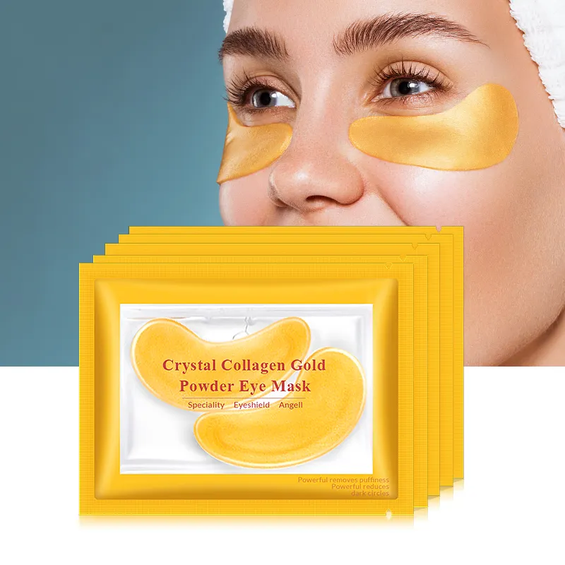 skin care gold hydrogel daily care non slippery anti fatigue nourishing omy lady eye patches logo