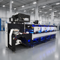 Nouvelle imprimante numérique automatique 8 couleurs en ligne Sunrise SR-350-8 pour étiquettes, sacs en plastique, tubes et cartes, 180 m/min, économe en énergie